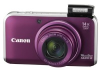 Canon PowerShot SX210 IS Digital Camera with 14x Zoom purple