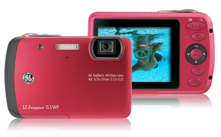 General Imaging G5WP Waterproof Camera Raspberry Red