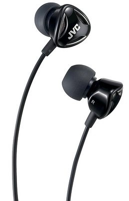 JVC Black Series HA-FXC80 in-ear headphones with Micro-HD driverJVC Black Series HA-FXC80 in-ear headphones with Micro-HD driver