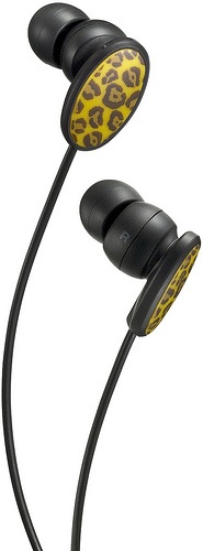 JVC HA-FXP3 Designed For Fashionista in-ear headphones leopard