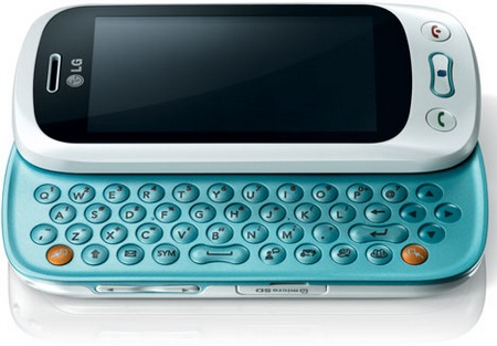 LG GT350 QWERTY Messaging Social Networking phone horizontal