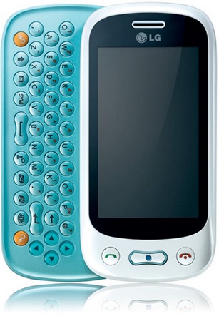 LG GT350 QWERTY Messaging Social Networking phone vertical