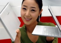 LG XNote Mini X300 Super Slim Netbook on hand