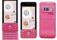 NTT docomo Panasonic P-02B Slider Phone pink