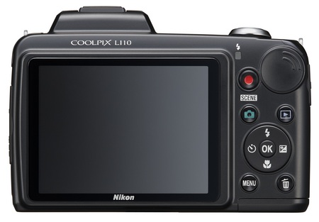 Nikon CoolPix L110 15x zoom camera back