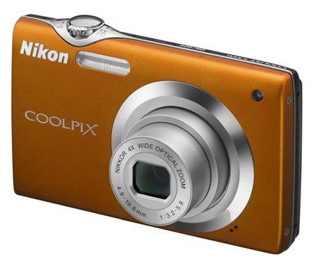 Nikon CoolPix S3000 digital camera orange