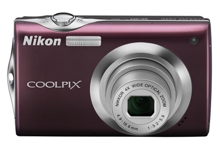 Nikon CoolPix S4000 Touchscreen Digital Camera plum