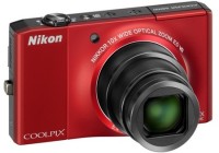 Nikon CoolPix S8000 10x Zoom Camera red