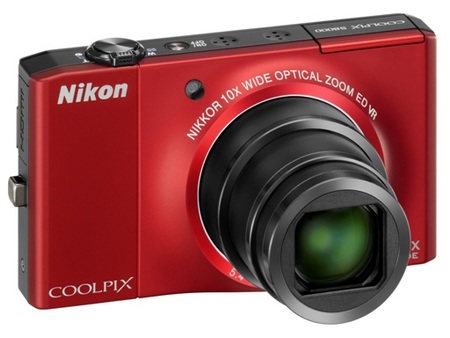 Nikon CoolPix S8000 10x Zoom Camera red