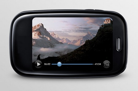 Palm Pre Plus webOS phone horizontal