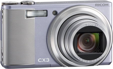 Ricoh CX3 Camera gets back-illuminated CMOS sensor and 10x zoom purple