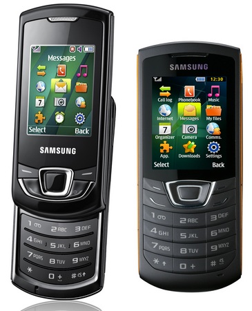 Samsung Monte Slider and Monte Bar Mobile Phones