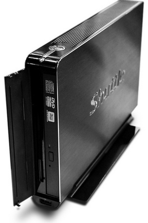 Shuttle Barebone XS35 is 3.3cm Thin optica drive