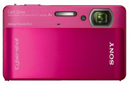 Sony Cyber-Shot DSC-TX5 Ultra Tough Camera red