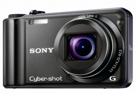 Sony Cyber-shot DSC-H55 10x Zoom Camera angle