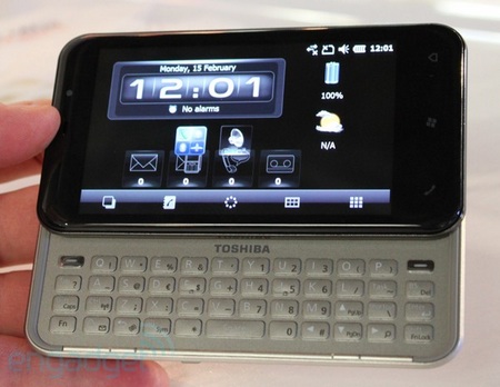 Toshiba K01 SnapDragon Phone with QWERTY Keyboard