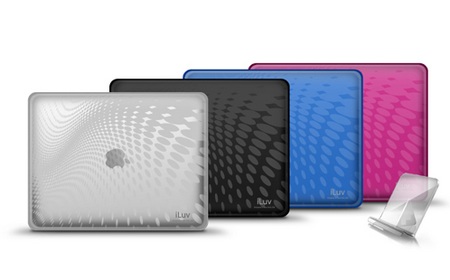 iluv iCC802 Flexi-Clear (TPU) Case with Dot Wave Pattern for iPad