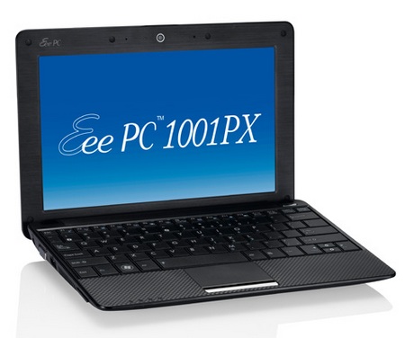 Asus Eee PC 1001PX Seashell Netbook black