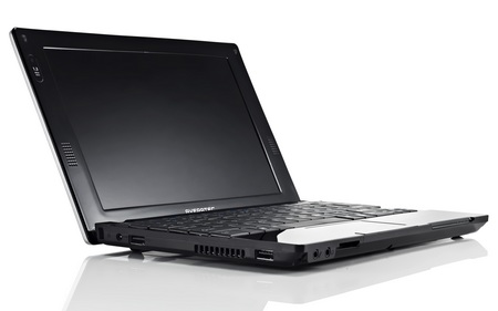 Averatec N1200 is the Thinnest, Lightest 10-inch Netbook angle