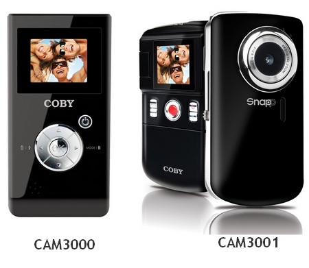 Coby Snapp CAM3000 and CAM3001 Pocket Camcorders