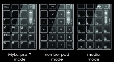 Eclipse LiteTouch Wireless Keyboard touch panel modes