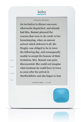 Kobo eReader comes with 100 free e-books