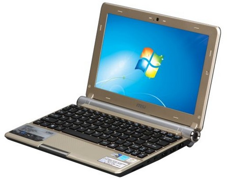 MSI Wind U160 Netbook brown