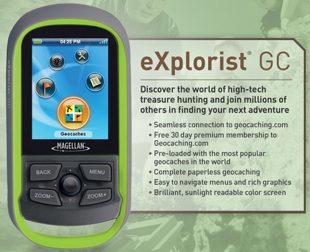 Magellan eXplorist GC Handheld GPS Device for Geocaching