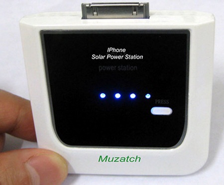 Muzatch MZH-1200 iPhone Solar Charger