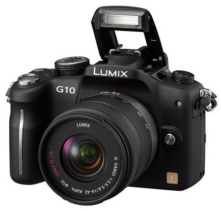 Panasonic Lumix DMC-G10 Micro Four Thirds Camera angle