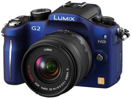 Panasonic Lumix DMC-G2 Micro Four Thirds Camera blue