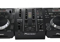 Pioneer CDJ-350 digital media player and DJM-350 2-channel mixer