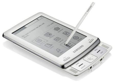 Samsung E6 eReader with Stylus