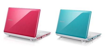 Samsung N150 Netbook Flamingo Pink Bermuda Blue