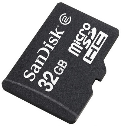 SanDisk 32GB microSDHC Shipped