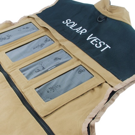 Solar Vest CVFR-S09 -Wearable Solar Charger