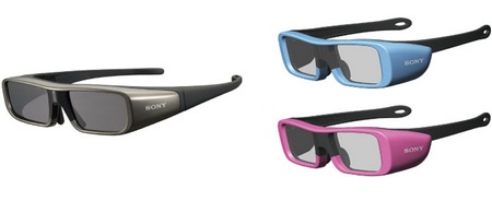 Sony Active Shutter TDG-BR100 and TDG-BR50 3D TV Glasses