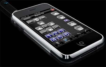 ThinkFlood RedEye Mini Turns iPhone into an Universal Remote plugged