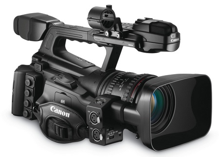 Canon XF305 and XF300 Professional Camcorders front