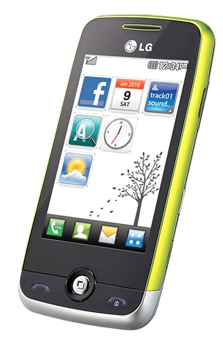 LG Cookie Fresh GS290 Social Networking Phone