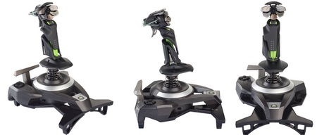 Mad Catz Cyborg F.L.Y. 9 Wireless Flight Stick for Xbox 360