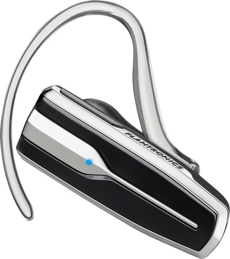 Plantronics Explorer 395 Bluetooth Headset with chrome finish