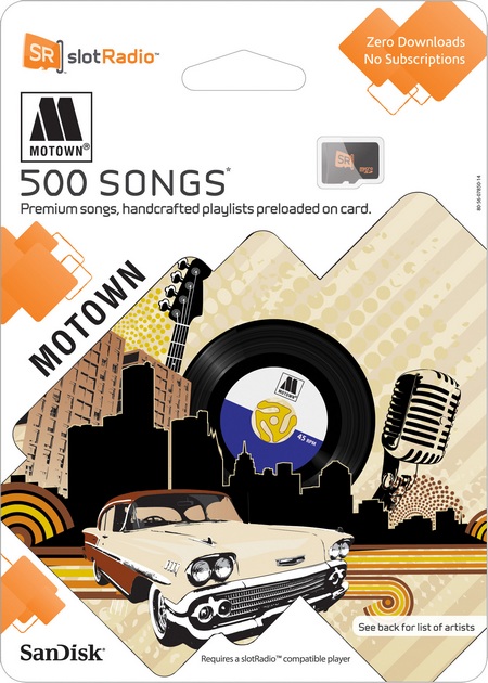 SanDisk slotRadio Motown Card for Mother's Day