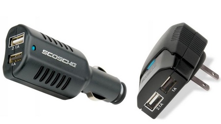 Scosche reVIVE II Dual USB Chargers for iPad