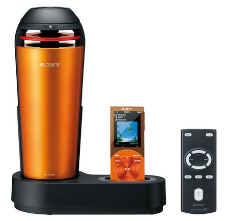 Sony RDP-NWV500 Walkman Speaker Dock orange