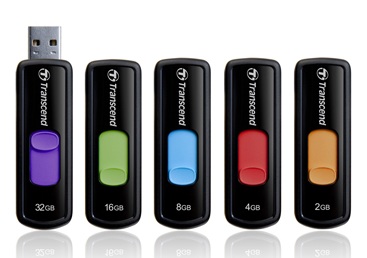 Transcend JetFlash 500 Retractable USB Flash Drive