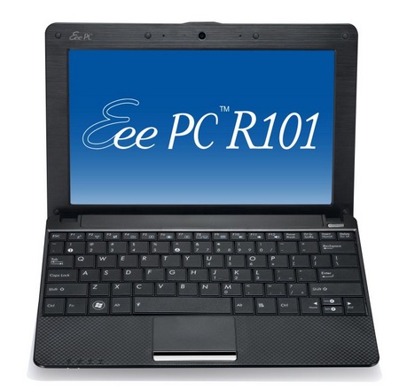 Asus Eee PC R101 with Carbon Fiber Finish