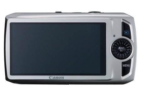 Canon PowerShot SD4000 IS Digital Camera with the HS System back