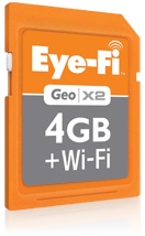 Eye-Fi Geo X2 4GB WiFi SDHC Card