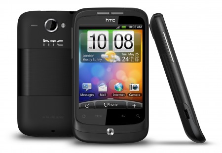 HTC Wildfire Android Phone black